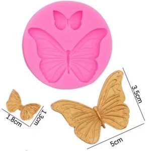 Butterfly Bliss 3D – Food-Grade Silicone Candy & Chocolate Mold (Dual Cavity Art)