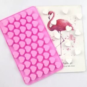 Mini Heart Food-Grade Silicone Candy & Chocolate Mold Tray