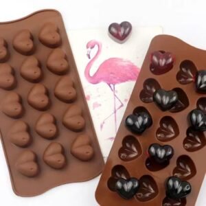 Heart Chocolate Silicone Mold Tray