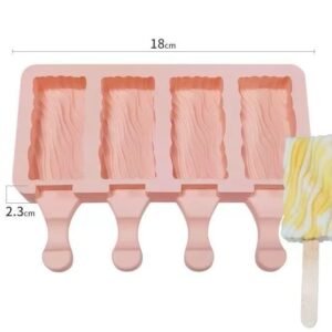 4-Cavity Popsicle Stick Silicone Mold