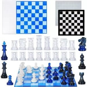 AquaMate Epoxy Resin Chess & Board Mold Set