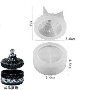 Mickey Crystal Jar 3D Resin Mold Set