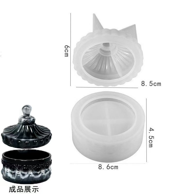 Mickey Crystal Jar 3D Resin Mold Set
