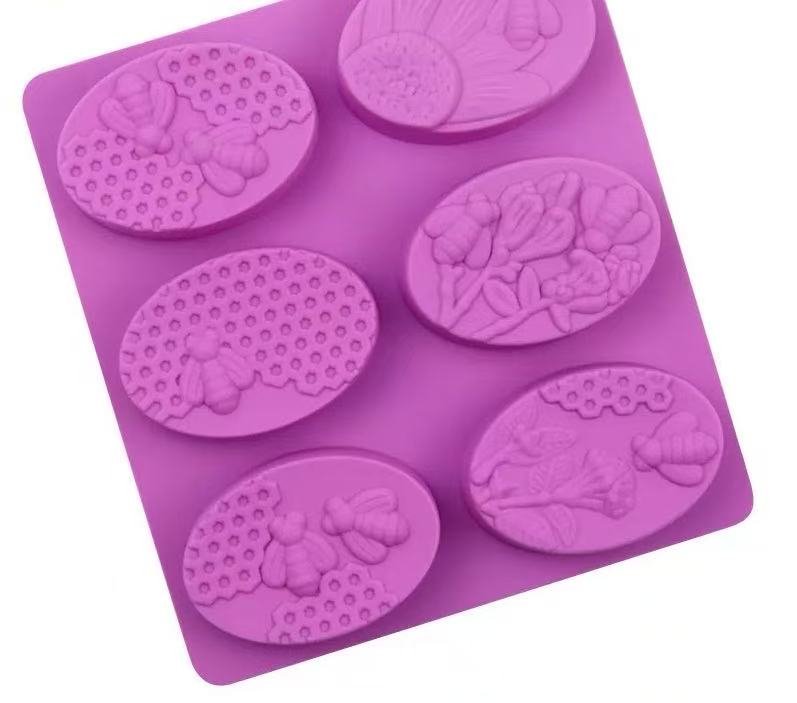 BloomHex 6-Bar Artisan Soap Mold