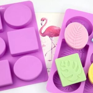 Artisan Geometry 6-Cavity Silicone Soap Mold Set