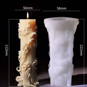 Sculpted Pillar Candle Mold