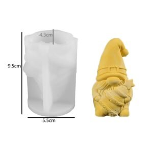 Gnome Figure Silicone Candle Mold