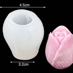 Tulip Bud 3D Silicone Candle Mold