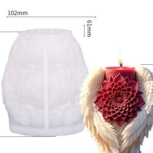 Dahlia Angel Wing Silicone Candle Mold