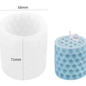 Honeycomb Cylinder Silicone Candle Mold