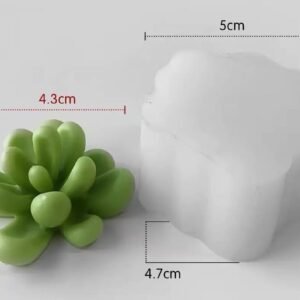 Succulent Flower Silicone Candle Mold