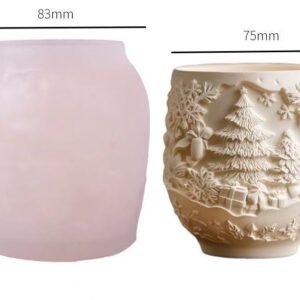 Christmas Tree Pattern Silicone Candle Mold