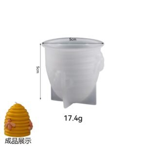 Beehive Pillar Candle Silicone Mold